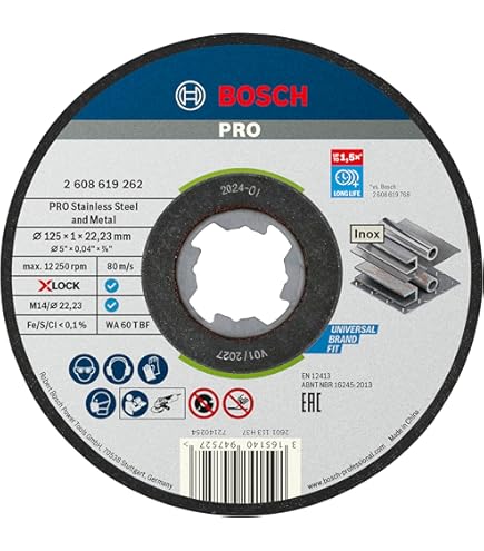 Disco Da Taglio Fischer Per Acciaio Inox - 115x1,5 Mm Per Smerigliatrice Angolare | Taglio Preciso E Durevole - Foto 12