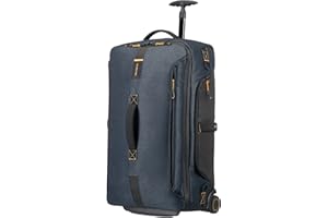 Samsonite Paradiver Light Con Ruote, Bolsa de Viaje con Ruedas para Unisex, Azul (Jeans Blue), M (67cm-74.5L)