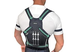 JEBOLT Correttore Posturale. Correttore Posturale Spalle Schiena per la Schiena Dritta - Busto Correttore Posturale con Fascia Posturale Spalle e Schiena, Postura Schiena Uomo per Raddrizza Schiena e Spalle