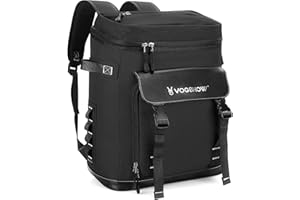 VS VOGSHOW Vogshow 30L Cooler Bag Picnic Backpack Large Capacity Waterproof Cool Bag Rucksack Leakproof Insulated Backpack Cooler for Camping, Party, BBQ, Family Outdoor, Shopping, Beach, Fishing