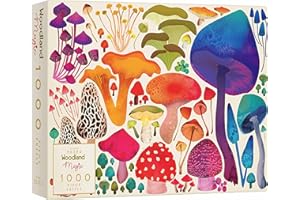 Elena Essex Jigsaw Puzzle - Woodland Magic | Jigsaw Puzzles for Adults 1000 | Jigsaws 1000 Pieces for Adults | Fungi Nature Wildlife Mushroom Puzzle | Puzzle Size 70x50cm