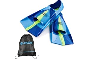 Aqua Speed Fusion Lunghe Pinne da Nuoto per Adulti e Bambini + ULTRAPOWER #Swim | Pinne da Allenamento | Pinne Lunghe | Pinne da Immersione