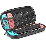 Amazon Basics Carrying Case for Nintendo Switch and Accessories, Nero