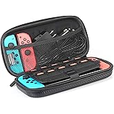 Amazon Basics Carrying case for Nintendo Switch and Accessories - 26.19 x 5.99 x 13.31 cm, Black