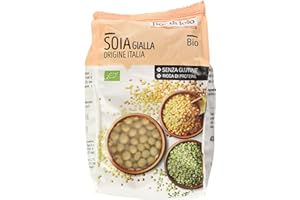 Fior Di Loto Soia Gialla - Perfetto per piatti etnici e piccanti - Ricco di Proteine ​​- 400 g