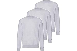 Fruit of the Loom - Classic Set In Sweat, Felpa Uomo