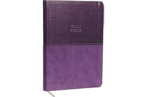 KJV Holy Bible: Value Large Print Thinline, Purple Leathersoft, Red Letter, Comfort Print: King James Version: Holy Bible, King James Version
