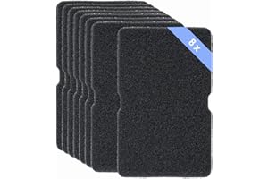 8 Stück DOEOMK Trockner Filter Ersatzteile, Schwammfilter Filtermatte Kondenstrockner für Beko Grundig Blomberg ElektraBregenz Wärmepumpentrockner, 240 x 150 x 10mm, Flusensieb Fusselfilter 2964840100