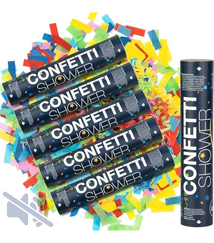 Party Deco Confettikanon Set - Confetti Bombe - voor bruiloft verjaardag verloving - confetti shooter popper - rode harten - 40 cm