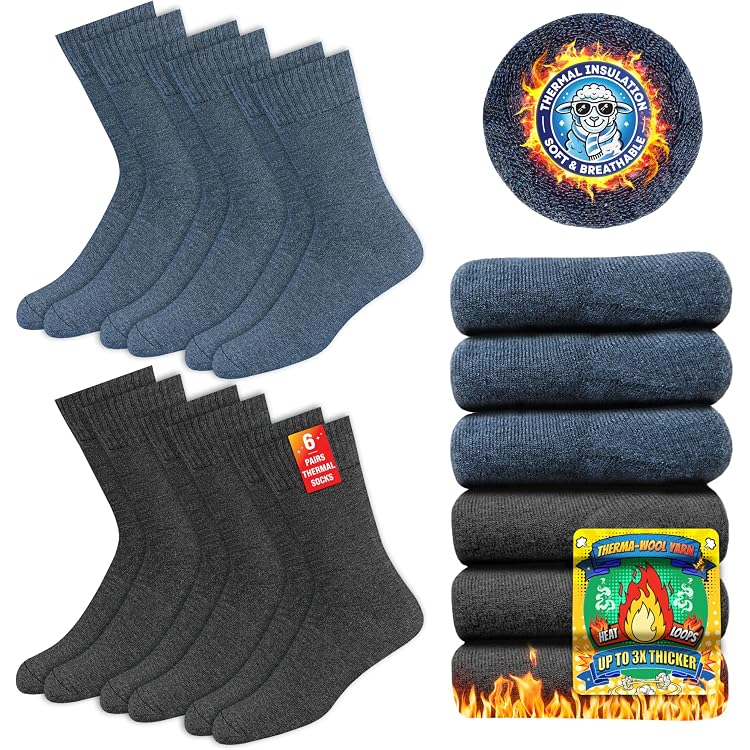 Lot De 2 Paires De Chaussettes Homme 100% Laine D'alpaga - Très Douces - Tailles 39-50 (clair/foncé)