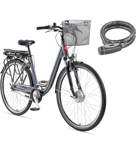 fischer cita 6.0 i citybike E-Bike City, 6.0i Electric Bicycle for Men and Women, Medium Motor 50 Nm, 36 V Battery in Frame Sports & Outdoors Farbe:Light Red Kathmandu Hybrid – Cube gebäck