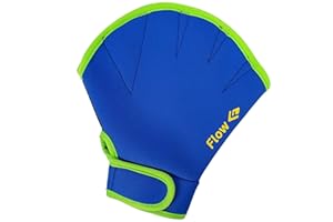 FLOW SWIM GEAR Flow Swimming Resistance Gloves - Webbed Gloves for Water Aerobics, Aquatic Fitness, and Swim Training