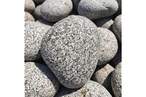 Granitstenar 15–30 cm 20 kg | naturstenar för trädgården