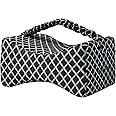 Big Ant Knee Pillow with Elastic Strap, Memory Foam Leg Pillow Best for Side Sleepers/Lower Leg/Back/Hip/Knee/Joint - with Washable Cover - Fit for All Figure and Season (Black)