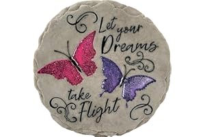 Spoontiques - Garden Décor - Let Your Dreams Stepping Stone - Decorative Stone for Garden