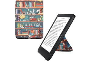 kwmobile Konstläderfodral för eReader kompatibel med Kobo Clara BW/Clara Colour/Tolino Shine (5) / Shine Color - Fällbart sky