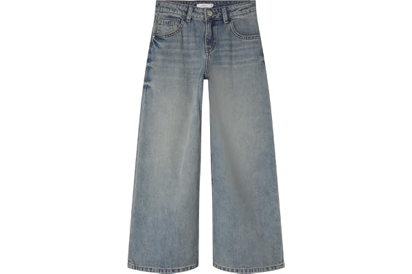 NAME IT flickor Nkfbella Skater Xwide Jeans 3111-Za Noos Nkfbella Skater Xwide Jeans 3111-za Noos