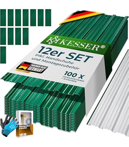 4 Home & Garden Dakgoot Kastengoot RG 70 Compleetset met regenpijp tot 750cm | Typ 200 Valpijp DN 60 | Kunststof PVC Antraciet (Daklengte tot 550cm