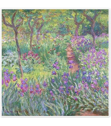 Wee Blue Coo Blank Greeting Card - Claude Monet Les Coquelicots Old Master Painting