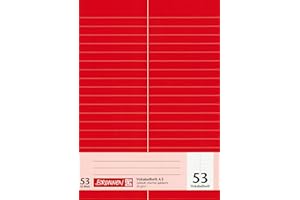 TEXTIMO Vokabelheft"BRUNNEN" 32 Blatt / A5 - Lineatur 53 - liniert mit 2-Spalten