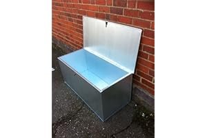 ASA METAL PRODUCTS Low Galvanised Feed Bin, Horse, Rug, Blanket Box