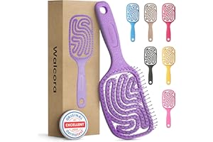 Walcora Spazzola Capelli Districante – Scioglinodi Anti Nodi – Per Capelli Ricci, Lisci, Fini, Bagnati e Lunghi – Hair Brush Anti Rottura per Donna, Uomo e Bambini