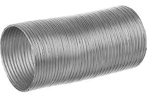 LIRAST dia 150 mm / 1,5m Conduit Flexible Aluminium-Tube Rond-Alu Ventilation Tuyau