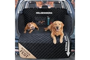 ‎HELDENWERK HELDENWERK Kofferraumschutz Hund gesteppt mit Seiten- und Ladekantenschutz I Hundedecke Auto Kofferraum Wasserdicht & Kratzfest I Universal Kofferraum Schutzmatte für Hunde
