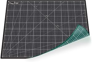 VICIEN 45x60cm - Tapis de découpe auto-cicatrisant A2-45x60cm (PRO Noir-Vert)