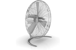 Stadler Form ST-0002-N Ventilatore Charly Floor, Argento