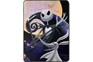 Northwest Koszmar Disneya przed Bożym Narodzeniem mikro raschel narzuta, 117 cm x 152 cm, pełnia księżyca szaleństwo