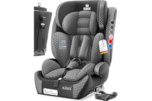 KIDIZ® Autokindersitz Triangle Premium Kindersitz mit Isofix Kinderautositz | Autositz Sitzschale | 9 kg - 36 kg 1-12 Jahre | Gruppe 1/2/3 | universal | zugelassen nach ECE R129/03