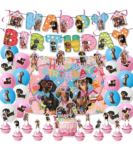 Papier Cadeau Chien - 6 Feuilles De Papier Cadeau Bleu - Chiens D