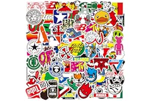 FANCICO Moda di Strada Sticker Decalcomanie (100 pezzi), Adesivi in Vinile per Laptop per Bottiglia d'acqua, Borraccia, Snowboard, Bagagli, Moto, Phone, MacBook, Parete Decalcomania