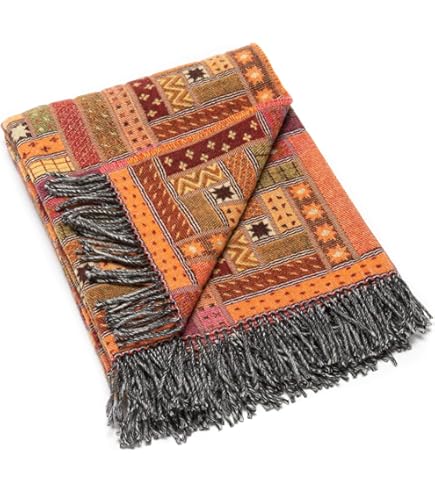 Lorenzo Cana Luxe wollen deken, jacquard, geweven van katoen met de