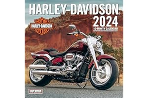 Harley-Davidson 2024: 16-Month 12x12 Wall Calendar - September 2023 through December 2024