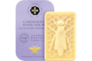 THE EDINBURGH NATURAL SKINCARE COMPANY LTD. Gardener’s Hand Cream Bar – 100% Natural Moisturiser for Very Dry Hands | With Beeswax, Cocoa Butter & Coconut Oil | Long-Lasting, Travel-Friendly, Cruelty-Free, Ideal for Gifting | 50g