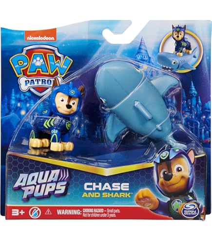 Paw Patrol Aqua Pups Walvis Patroller