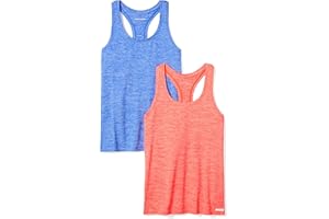 Amazon Essentials Women's Tech Stretch Racerback Sleeveless Top - Discontinued Colours, Multipacks