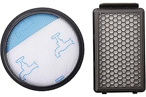 Yolando Kit de Filtro de Espuma y Filtro HEPA para Rowenta/Tefal/Moulinex Compact Power Cyclonic Aspiradoras