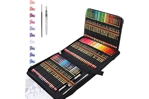 ZEYBE Matite Acquerellabili Professionali per Adulti, Set da 72 Matite Colorate a Colori Pastelli Idrosolubili per Colorare, Sfumare e Stratificare, Perfetti per Colorare e Creare Dipinti
