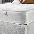 Aspire Beds Cirrus White 3 Sleep Comfort Layers & AC Aspire-Cool Touch Sleep Surface Hybrid Bonnell 500 Sprung & Memory Foam Premium Economy Mattress, 4ft 6 Double (4ft6 x 6ft3)