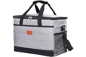 DAOXU Borsa termica grande，Borsa frigo grande，Borsa termica porta pranzo， per campeggiare, escursioni, barbecue, ecc