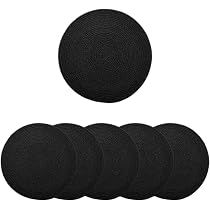 Encasa XO Dessous de Plat Rond avec Boucle pour Suspendre | Combinaison de Sauge - Ensemble de 3 de 18 cm de Diamètre | Coton Rond Épais Résistant à la Chaleur