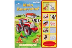 Mein Bauernhof - Klappen-Geräusche-Buch mit 10 Sounds - Klappenbuch mit Soundeffekten