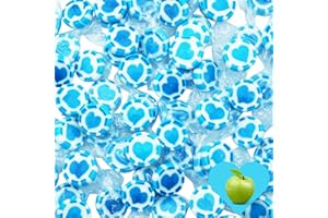 EinsSein Dragées Cœur Bleu Turquoise & Blanc 500g (≈140 pcs) | Bonbons Mariage Baptême Communion Anniversaire | Décoration de Table & Cadeaux d’Accueil Élégants