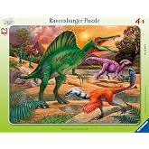Ravensburger 42 Par&ccedil;a B&uuml;y&uuml;k &Ccedil;er&ccedil;eveli Spinosaurus, Dinozor Puzzle
