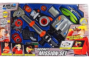 ATOZ Secret Mission Set - EXTRA LARGE 6 Piece Spy Toy Kit