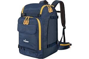 Unigear Sac à dos pour chaussures de ski, snowboard avec sac pour casque, sports d'hiver, ski, patinage 50 l/70 l