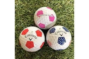 Easy Lakeballs 25 Callaway Chrome Soft TRUVIS Pelotas DE Golf RECUPERADAS/Lake Balls - Calidad AAA/AA (A/B Grade)